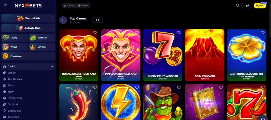 Nyxbets Casino – Online casino ervaring image 1